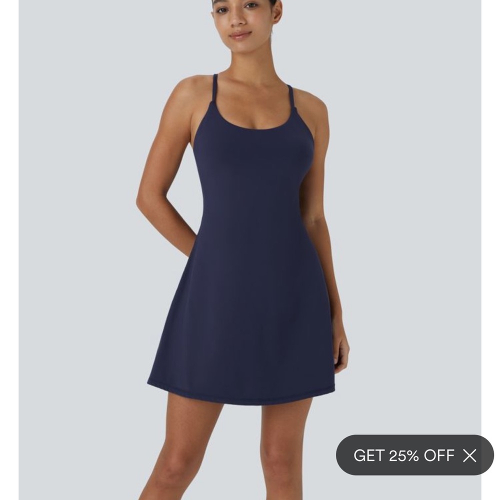 Navy Blue Athletic Dress
